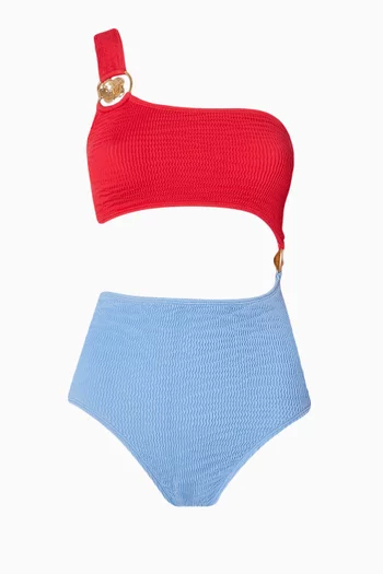 Hibiscus Maillot One-piece Swimsuit