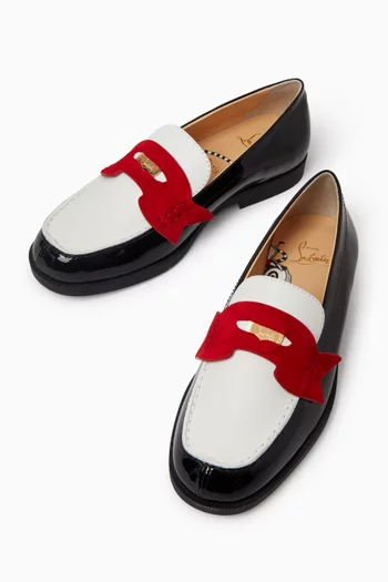 Mini Penny Loafers in Leather