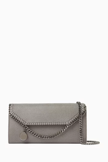 Falabella Continental Crossbody Bag in Shaggy Deer Faux Leather