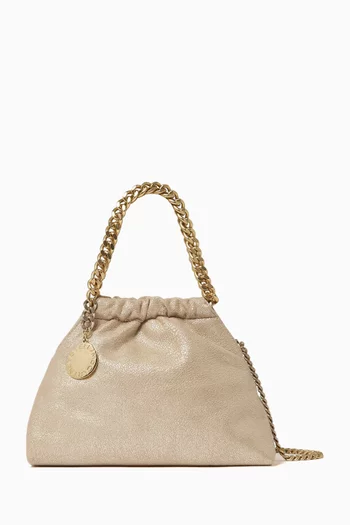 Mini Falabella Drawstring Bag in Eco Shaggy Deer Leather