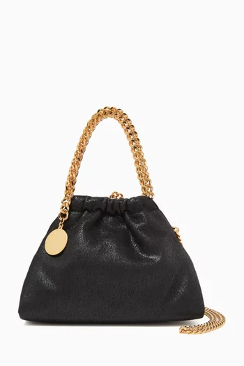 Mini Falabella Drawstring Bag in Eco Shaggy Deer Leather