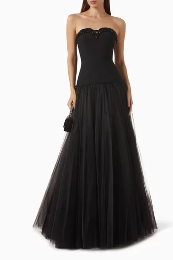 Ayse Strapless Gown