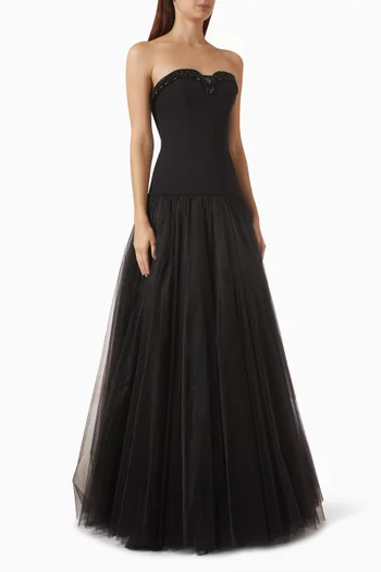 Ayse Strapless Gown