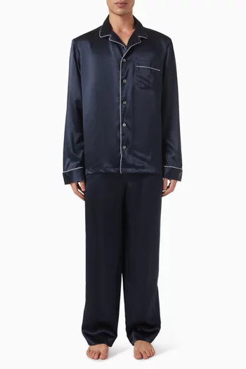 Bailey Pyjama Set in Silk Satin