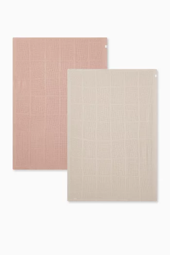 Cellular Blankets, Set of 2
