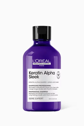 L'Oreal Professionnel Keratin Alpha Sleek Sulfate Free Shampoo, 300ml