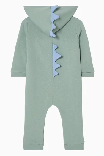 Dino Spike Zip-Up Jumpsuit