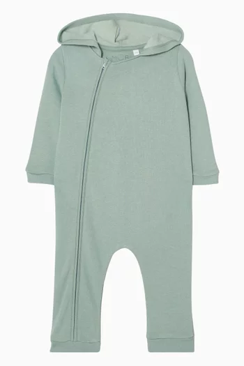 Dino Spike Zip-Up Jumpsuit