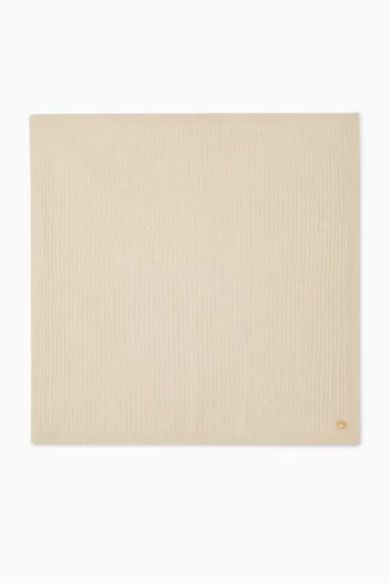 Knitted Blanket in Cashmere