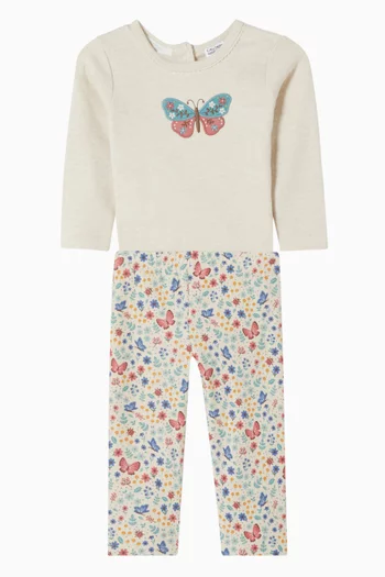 Thick Butterfly Bodysuit in Cotton