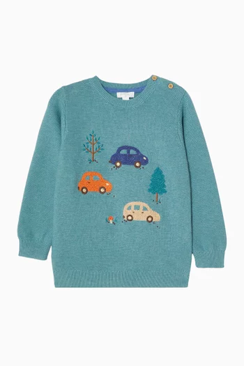 Woodland Sweater in Cotton & Wool