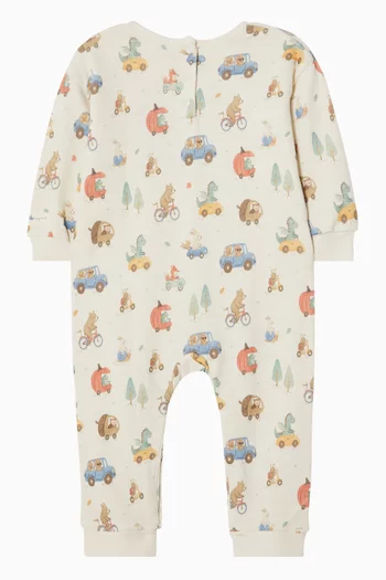 Printed Sleepsuit in Organic Cotton