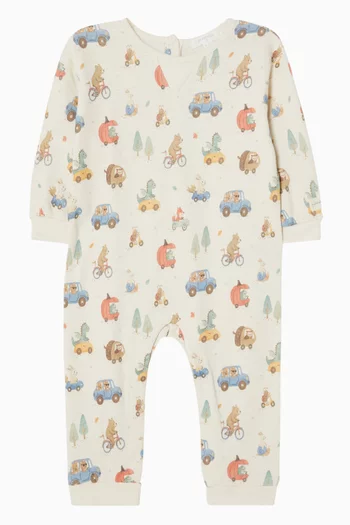 Printed Sleepsuit in Organic Cotton