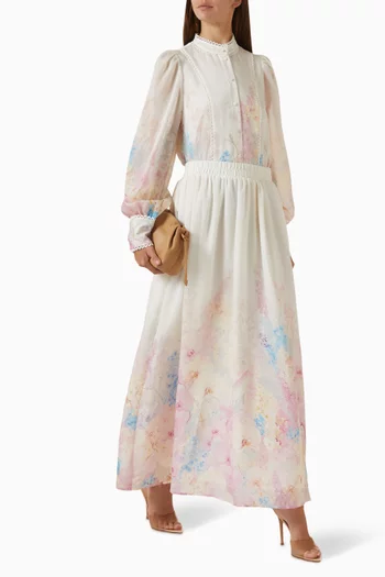 Yasflorence Maxi Skirt in Lyocell-blend