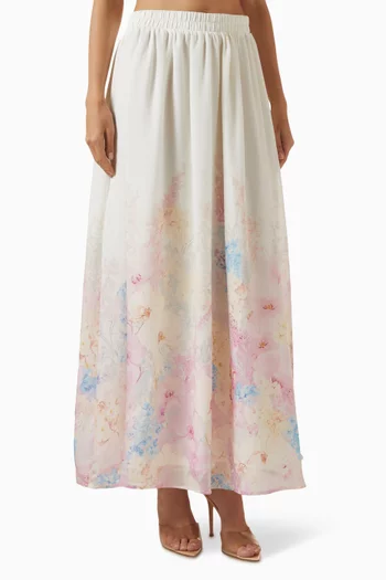 Yasflorence Maxi Skirt in Lyocell-blend
