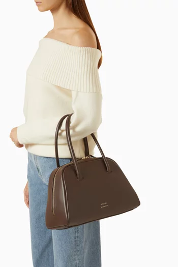Vesper Top-handle Bag in Calf Leather