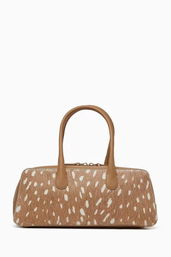 Jena Mini Top Handle Bag in Calf Hair