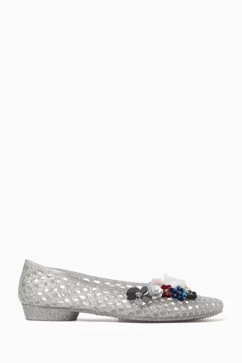 Petal Jelly Ballerina Flats