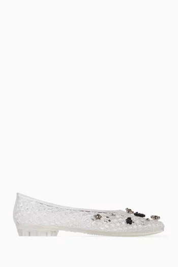 Glint Jelly Ballerina Flats