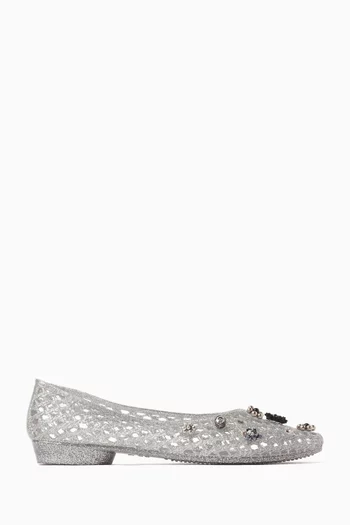 Glint Jelly Ballerina Flats