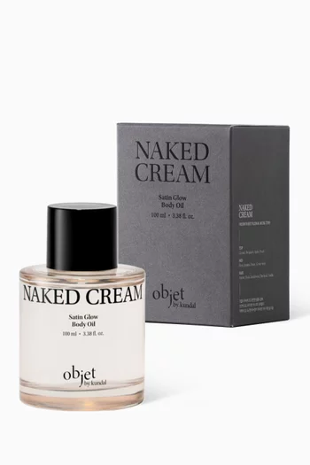 Naked Cream Satin Glow Body Oil, 100ml