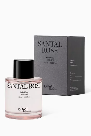Santal Rose Satin Glow Body Oil, 100ml