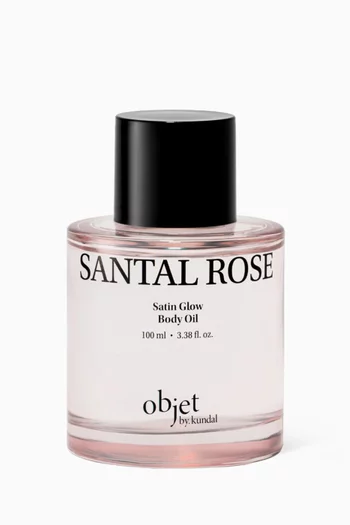 Santal Rose Satin Glow Body Oil, 100ml