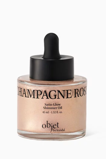 Champagne Rose Satin Glow Shimmer Oil, 45ml