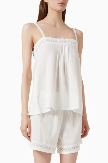 Martha Top & Shorts Set in Organic Cotton