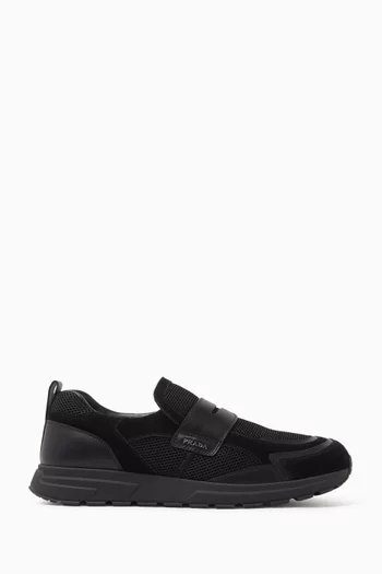 Prax Loafers in Mesh & Leather