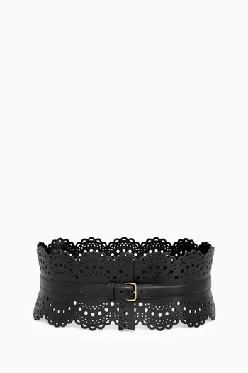 Bustier Belt in Vienna  Wave Calfskin