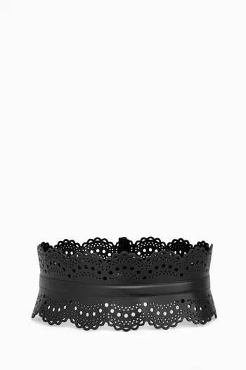 Bustier Belt in Vienna  Wave Calfskin