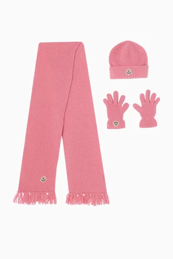 Scarf , Gloves & Beanie Set