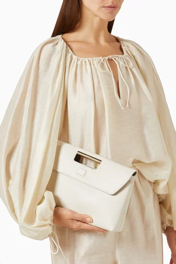Small Giada Pouch Clutch in Leather
