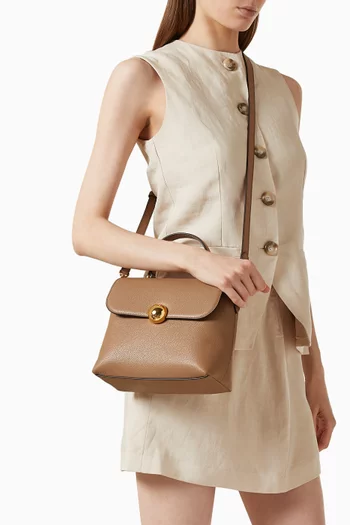 Moonlight Top Handle S Bag in Leather