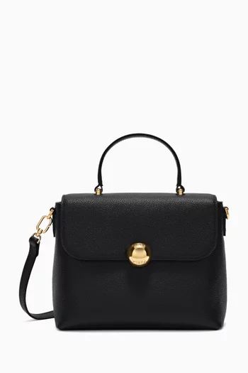 Small Moonlight Top-handle Bag in Leather