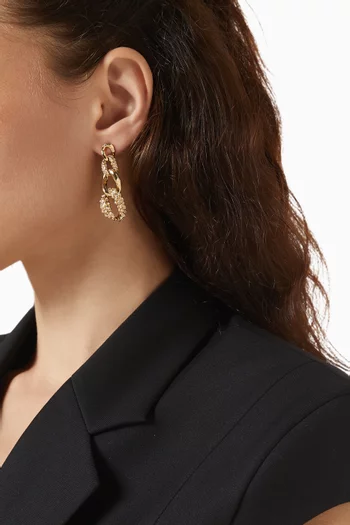 Almara Earrings in Gold-plated Metal