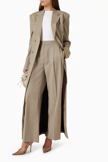 Low-waist Tailored Pants