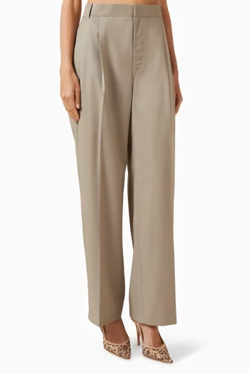 Low-waist Tailored Pants