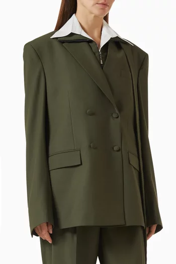 Debra Floating Double Collar Blazer