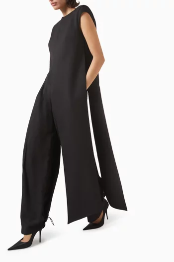 Scarlet Tailored Top in Wool-blend
