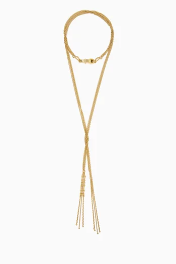 Multi-chain Necklace in Brass