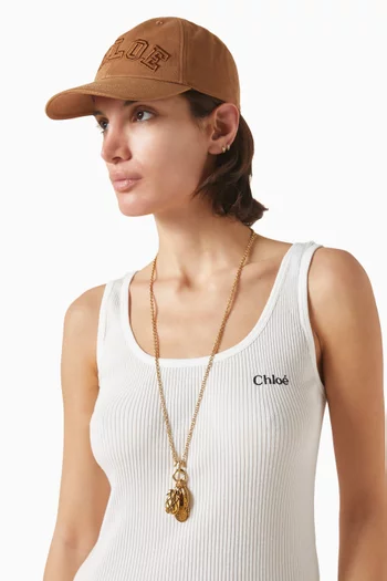 Signature Cap in Cotton Denim