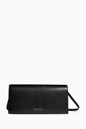 Mini Shoulder Bag in Leather