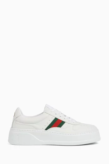 Chunky Sneakers in Leather