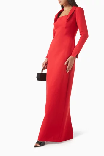Solène Dress in Refined Crepe