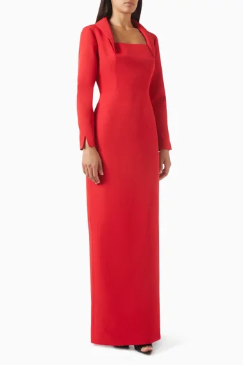 Solène Dress in Refined Crepe