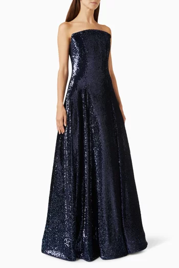 Vertigo Sequin-embellished Gown in Tulle
