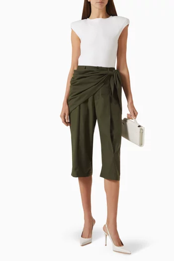 Bermuda Scarf Shorts