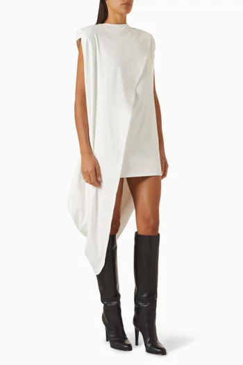 Blanca Draped T-shirt Dress